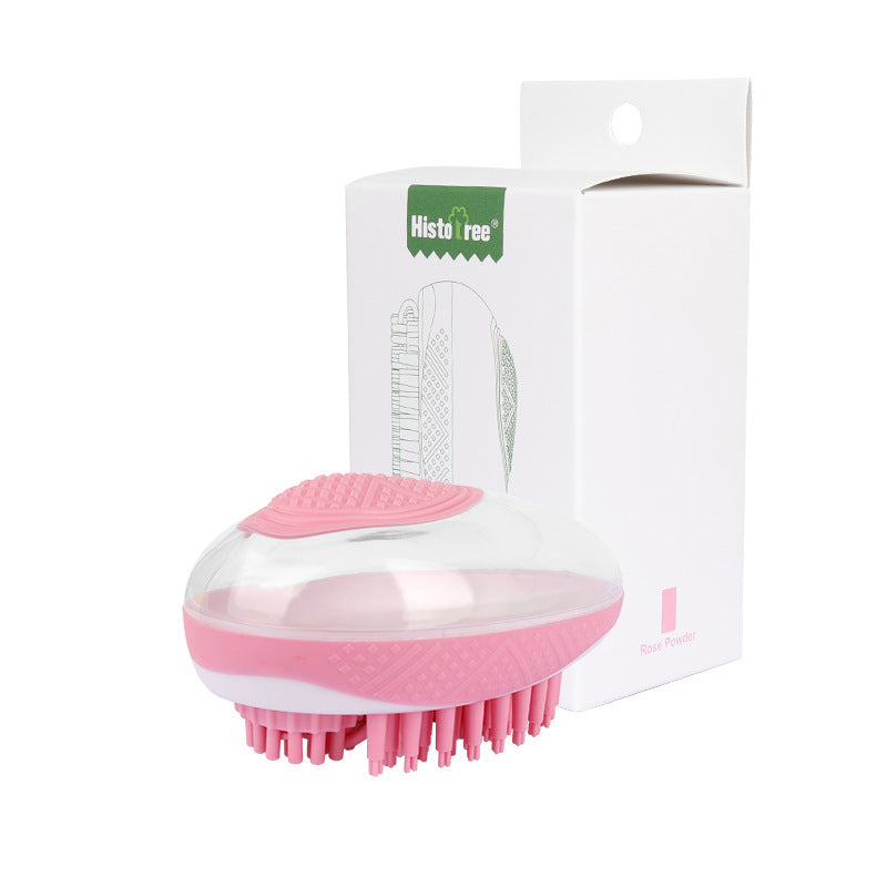 2-in-1 Soft Silicone Pet Bath Brush and Massage Comb - Puppy Toy House