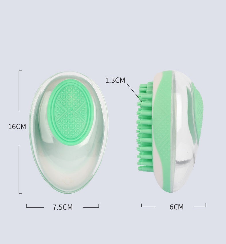2-in-1 Soft Silicone Pet Bath Brush and Massage Comb - Puppy Toy House