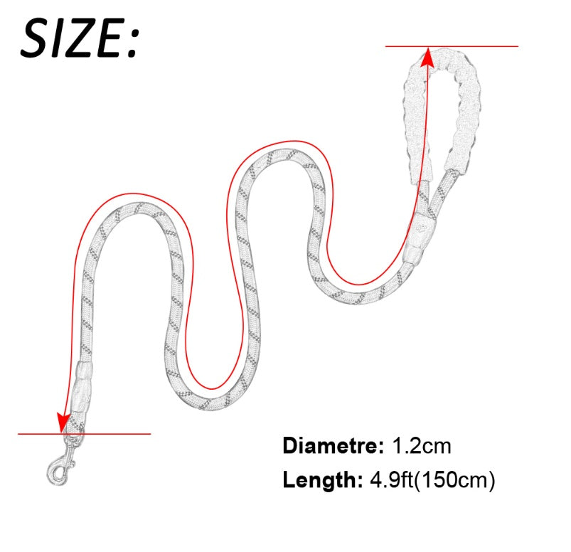 Reflective Nylon Dog Leash Rope for Walking and Training - Puppy Toy House