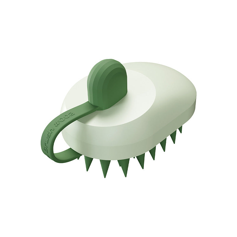 Soft Silicone Pet Hair Remover and Massage Brush for Bathing - Puppy Toy House