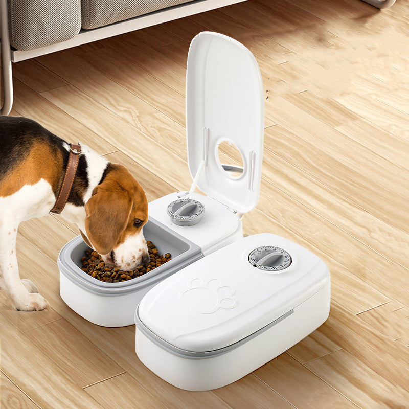 Smart Automatic Pet Feeder with Timer and Stainless Steel Bowl - Puppy Toy House