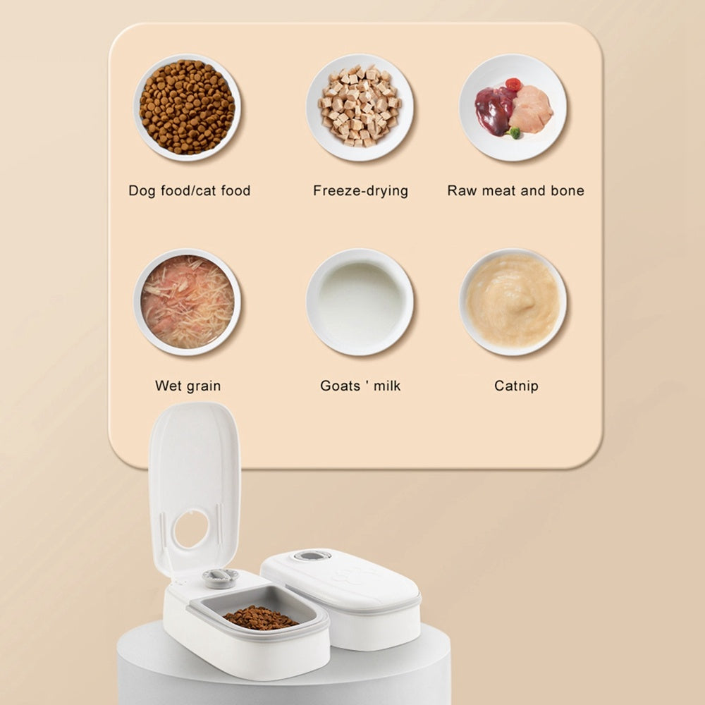 Smart Automatic Pet Feeder with Timer and Stainless Steel Bowl - Puppy Toy House