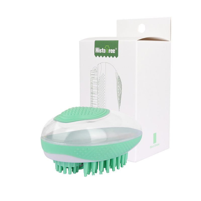 2-in-1 Soft Silicone Pet Bath Brush and Massage Comb - Puppy Toy House