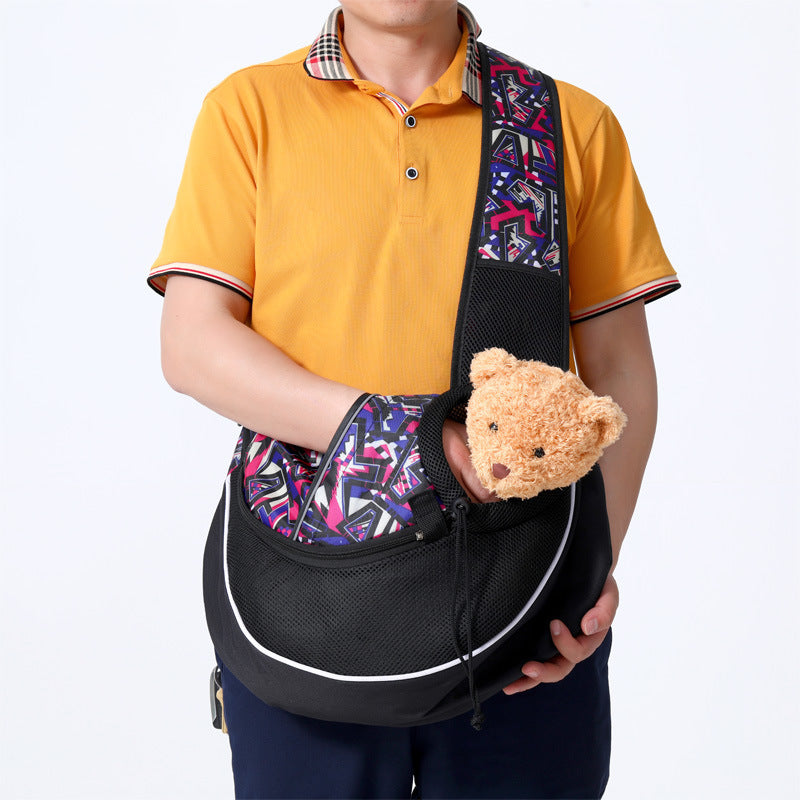 Portable Crossbody Pet Carrier Bag for Dogs and Cats Outdoors - Puppy Toy House