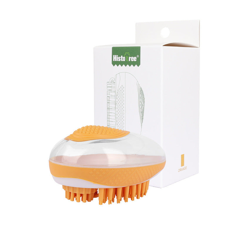 2-in-1 Soft Silicone Pet Bath Brush and Massage Comb - Puppy Toy House