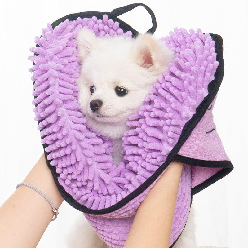 Super Absorbent Quick-Drying Microfiber Bath Towel for Dogs & Cats - Puppy Toy House