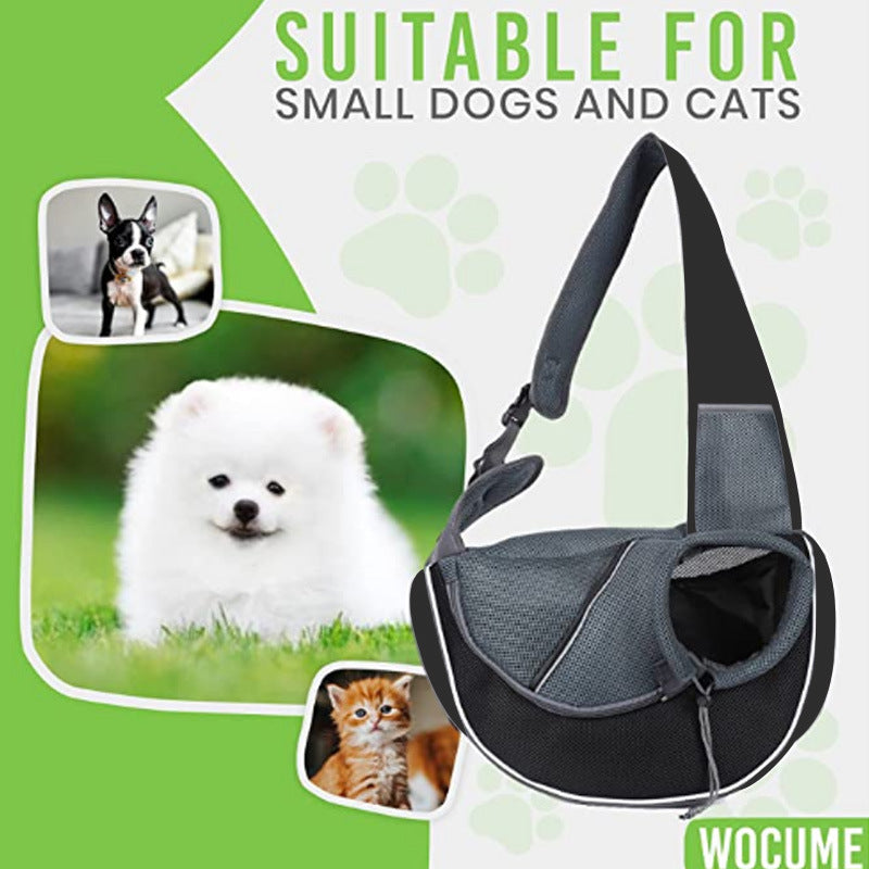 Portable Crossbody Pet Carrier Bag for Dogs and Cats Outdoors - Puppy Toy House