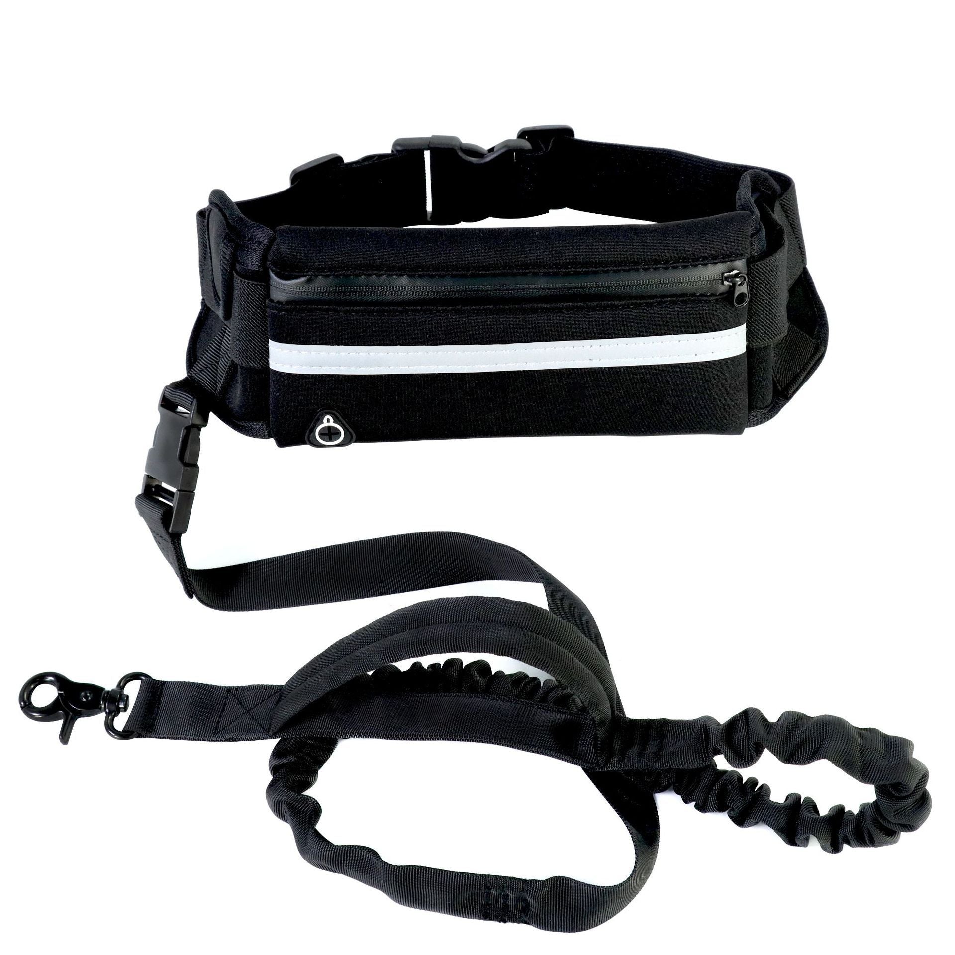 Hands-Free Dog Leash Belt with Bungee, Pocket, Bottle Holder - Puppy Toy House