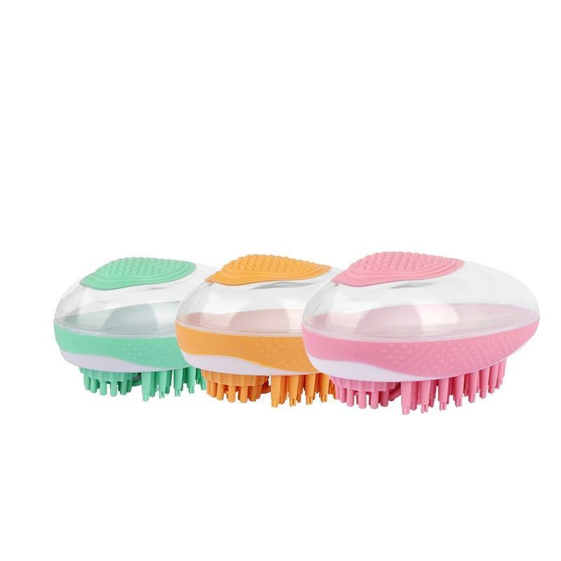 2-in-1 Soft Silicone Pet Bath Brush and Massage Comb - Puppy Toy House